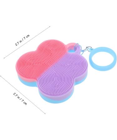 FRCOLOR Face Cleansing Brush Exfoliator Silicone Exfoliating Face Scrubber Portable Face Brush Sensitive Skin Soft Brush Facial Face Silicone Scrubber Face Exfoliator Nano Bath Brush Pores 7x7cm As Shown - Buy Online on GoSupps.com