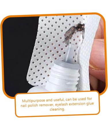 Beatifufu 3 Glue for Lashes Glue for Eyelashes Lashes Glue Cleaning Wipes Cleansing Wipes Nail Wipes Nail Art Glue Clean Wipes Nail Polish Remover Pads Nail Cleaner Wipes Wipe Cloth - Buy Online on GoSupps.com