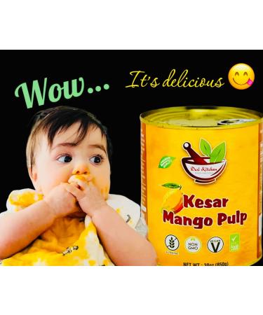 Rani Foods Inc Desi Kitchen Kesar Mango Pulp 30oz - Delicious Flavour | Buy Now - Buy Online on GoSupps.com