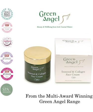 Green Angel Seaweed & Collagen Face Cream (50ml) - Hydrating Anti-Aging Moisturizer | Shop Internationally at YourStoreName - Buy Online on GoSupps.com