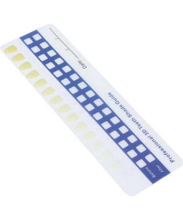 Tooth Color Chart - Professional Teeth Whitening Shade Scale for Home & Travel | Compact Dental Tool - Buy Online on GoSupps.com
