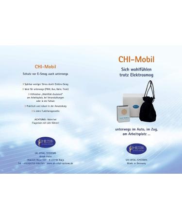 CHI-Mobil Electrosmog Shielding - 5G Optimized Radiation Protection for On-The-Go - Portable 4 Meter Radius - Made in Germany - Buy Online on GoSupps.com