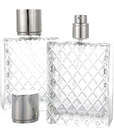 100ml Portable Refillable Perfume Glass Bottle Travel Clear Empty Bottle Lightweight for Home Vacation (Assorted Color) - Buy Online on GoSupps.com