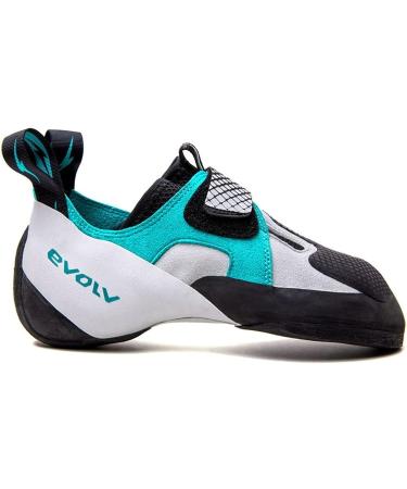 Women's Evolv Zenist Climbing Shoes - White/Teal/Black - Size 8 - Buy Online on GoSupps.com