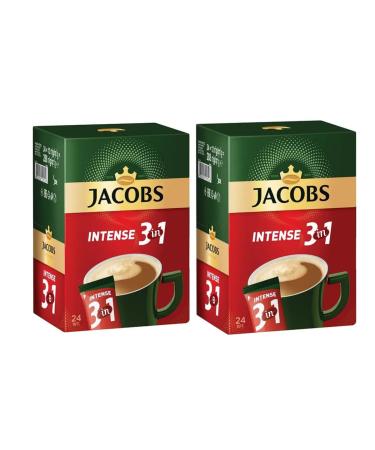 Jacob's Intense 3-in-1 Instant Coffee 48 Single Servings with Intense Coffee Taste