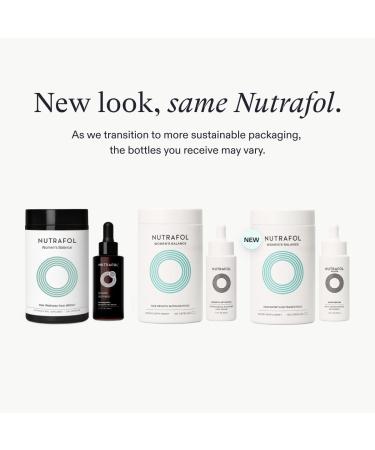 Nutrafol Women's Balance Hair Growth Supplement & Serum | Ages 45+ | Clinically Tested for Thicker Hair | 1 Month Supply - 1.7 Fl Oz - Buy Online on GoSupps.com