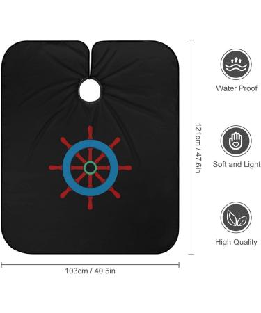 Buy Ship Boat Rudder Barber Cape - Cute Professional Hair Cutting Apron for Boys & Girls | Best Quality & Fast International Shipping - Buy Online on GoSupps.com