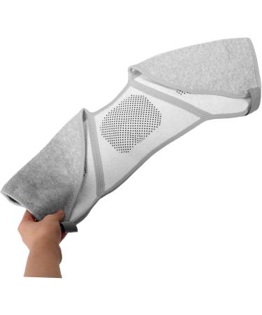 COOLHIYA Shoulder Protector Shoulder Warming Sleeve Workout Shoulder Brace Shoulder Warp Sleeve Grey Spandex - Buy Online on GoSupps.com