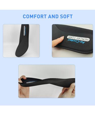 Replacement Shoe Insoles for Skechers Men's Shoes | Memory Foam Inserts for Comfort & Shock Absorption (US Men 10.5 - EU 44 - Buy Online on GoSupps.com
