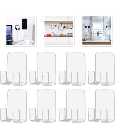 Aunmas 8-Piece Razor Holder Set - Self-Adhesive Waterproof Hooks for Luffa Towel Bathrobe & Kitchen Organization - International Shipping Available - Buy Online on GoSupps.com