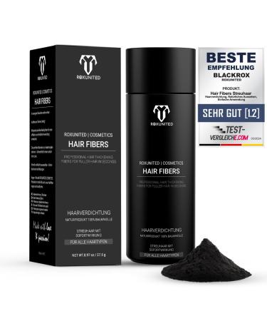 ROXUNITED Cosmetics Cosmetics Hair powder for hair compaction hair filler for men and women volume attachment pump spray attachment 275 black