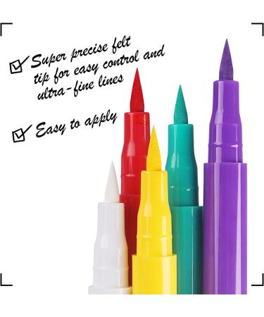 HANDAIYAN Purple Liquid Eyeliner - Long Lasting, Waterproof & Highly Pigmented | Smudge-Proof Coloured Eye Pencil - Gift for Christmas - Buy Online on GoSupps.com