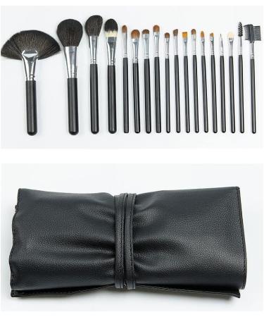 DFHBFG 18-Piece Sandalwood Handle Makeup Brush Set - High-Quality Cosmetic Brushes for Perfect Beauty Application - Shop Internationally - Buy Online on GoSupps.com