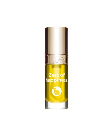 Clarins Limited Edition Lip Comfort Oil | Hydrates Nourishes and Protects Lips | Sheer High Shine Finish | 93% Natural Ingredients With Skincare Benefits | Blend of 3 Nourishing Plant Oils | 0.2 Oz 14 - Yellow Zest of Happiness