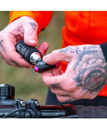 Muc-Off CO2 Inflator Kit - Presta & Schrader Compatible Bike Pump for Road Bikes - Buy Online on GoSupps.com