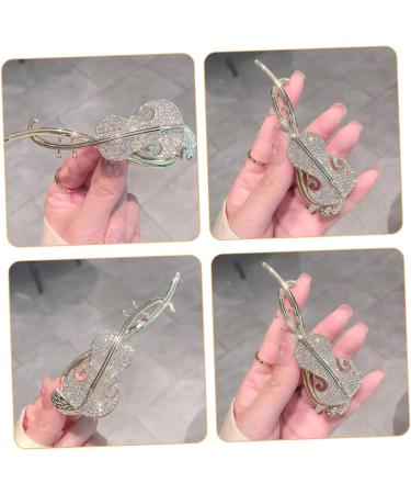 MERRYHAPY Rhinestone Twist Clip Hair Pins Hair Clips Barrettes for Womens Hair Barrettes Pipa Hair Clip Chinese Hair Clamps Pipa Barrettes Clips for Thick Hair French Pins Alloy - Buy Online on GoSupps.com