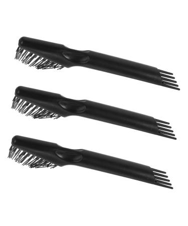 Beaupretty 3pi ces Peigne De Poche Pour Cheveux Mouill s Petit Peigne D m lant Brosse Nettoyante Pour Dents Larges Outil Entretien