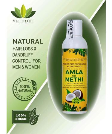  QURA QURA Amla Hair Oil with Methi (fenugreek) and curry leaves to reduce hair loss and rejuvenate hair follicles - Ayurvedic hair growth preservative-free and chemical-free - 100 ml - Buy Online on GoSupps.com