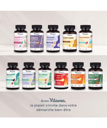 VITAVEA BIEN-ETRE - P'tit Dodo Gummies - Triple action: Sleep Relaxation Relaxation - No melatonin and no addiction - Special for children from 3 years - 30 sleep gummies - Raspberry taste - Buy Online on GoSupps.com