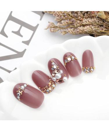 Sethexy Pink Sparkle Oval False Nails - 24 Shiny Acrylic Press-On Nail Tips for Women & Girls - Buy Online on GoSupps.com