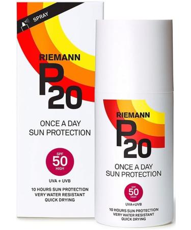 Reimann P20 Once a Day 10 Hour Sunscreen SPF50+ Very High Protection Spray 200 ml - Buy Online on GoSupps.com