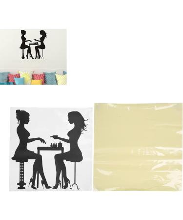 Pongnas D cor de Salon de Nong D corations Techniques Ongles pour Chambre de beaut Salon D cor Mural Fen tre Ongle Art Manucure Art Autocollant Ornement D coration Murs Autocollants Mural L L - Buy Online on GoSupps.com