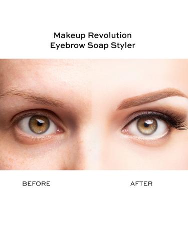 Makeup Revolution Soap Styler + Eyebrow Wax 5g - Perfect your Brows | International Shipping Available - Buy Online on GoSupps.com