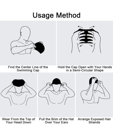 Micacorn Waterproof Silicone Bathing Cap | Unisex Adult Swimming Cap for Short & Long Hair | Anti-Slide Design in Blue - Buy Online on GoSupps.com