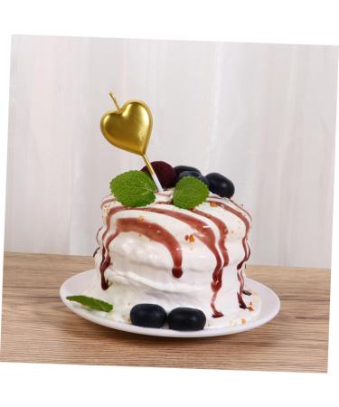 Cabilock 10pcs Birthday Cupcake Topper Gift Cupcake Decorating Valentines Day Candle Decor Valentines Cake Decoration Candle Heart Cupcake Toppers Memorial Candles Cupcakes Dessert Top Hat As Shown 9.7X2.8cm - Buy Online on GoSupps.com