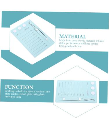 Magnetic Eyelash Board | Eyelash Accessories & Extensions Tray | Acrylic Display Pallet & Holder for Makeup Supplies - Buy Online on GoSupps.com