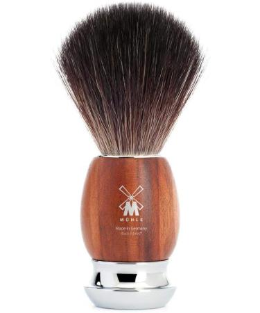 M HLE Vivo Shaving Set with Bowl - Black Fibre Safety Razor & Plum Wood - Premium Men's Grooming Essentials - Buy Online on GoSupps.com