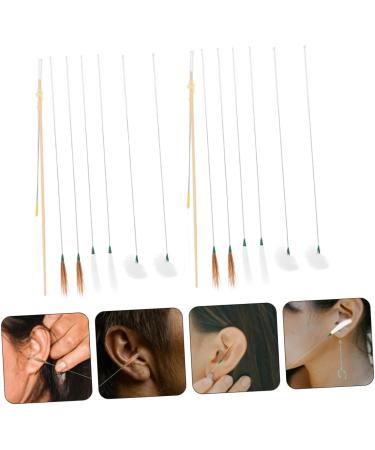 Anneome 16pcs Ear Cleaning Tools Professional Earwax Removers with Handles and Goose Hair Picks for Safe Daily Use and Travel for Family and Gifting - Buy Online on GoSupps.com
