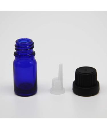 Yizhao 10ml Blue Pipette Bottles (12 Pack) with Orifice Reducers for Essential Oils Aromatherapy Fragrance Samples & More - Buy Online on GoSupps.com