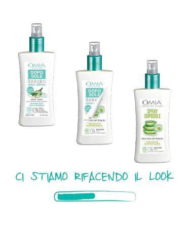 Omia Latte Doposole Biologico Spray Aloe Vera 200ml - Sciutto Pulito n 1 in Italia con Tecnologia Instant Dry - Buy Online on GoSupps.com