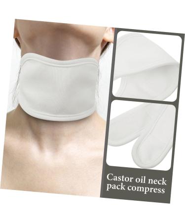 PLAFOPE Compresse d'Huile Cou R utilisable en Tissu Doux Blanc Pack d'Huiles Essentielles Apaisant pour Femmes Enveloppement Confortable Sommeil Bien- - Buy Online on GoSupps.com
