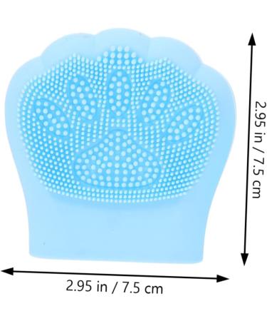 minkissy 20 Pcs Rabbit Ears Facial Brush Face Cleansing Brush Body Massager Lady Facial Cleaning Brush Face Wash Portable Massager Face Massage Brush The Face Pore brush Silica Gel Miss Light Bluex5pcs 7.5x7.5cmx5pcs - Buy Online on GoSupps.com