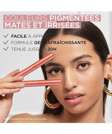 L'Or al Paris - Multi-Use Eyeshadow Pencil - Comfortable Gel Formula - Long Lasting Up to 20H - Luminous Finish - Paradise Shadow Stick - Color: 150 Captivating Sepia - 1.4 g - Buy Online on GoSupps.com