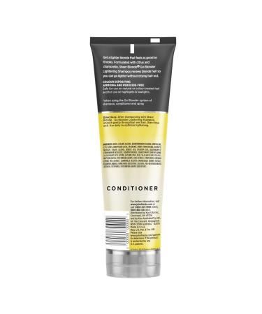John Frieda Sheer Blonde Brilliantly Brighter Conditioner - Ultra Illuminating Hair Brightening with Crushed Pearls 8.3 oz - Shimmering Blonde Color Care - Buy Online on GoSupps.com