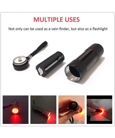 SSDDDLZEQ Venenfinder-Viewer: Portable Infrared Vein Finder for Nurses & Medical Students - 9 LED Lights for Easy Subcutaneous Vein Detection - Buy Online on GoSupps.com