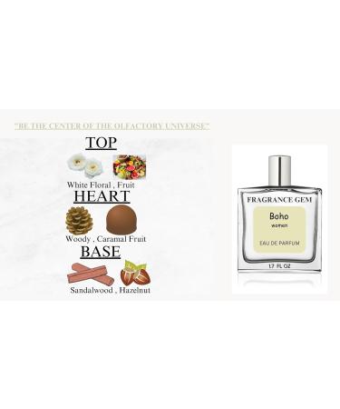 Fragrance Gem Boho Women EDP - Sweet Warm Woody Perfume And Cupid Unisex Perfume - Spicy Oriental Perfume with Oud Fragrance 50 ml - Buy Online on GoSupps.com