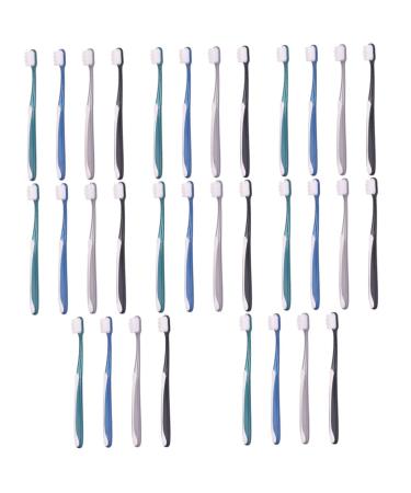 Gleavi 32 pcs soft toothbrush for adult toothbrush sensitive teeth soft fur toothbrush ultra -like toothbrushes for adults ultra soft soft fur travel handheld accessories