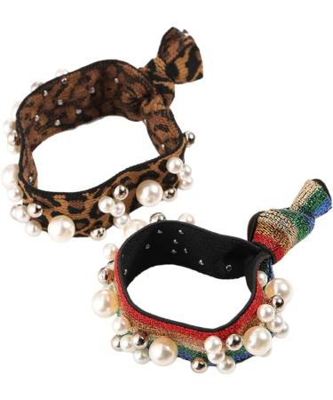 Beaupretty Pearl Hair Rope elastic hair bands hair ribbons for girls for girls hair pearl hairband for women multi-bead Pearl Hair Ties - Buy Online on GoSupps.com