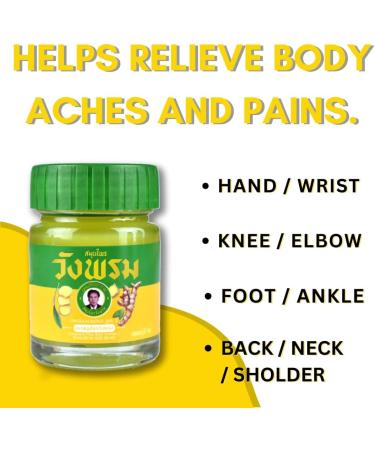 Wang Prom Cool Herbal Balm/Salve 20g (Yellow) - Buy Online on GoSupps.com