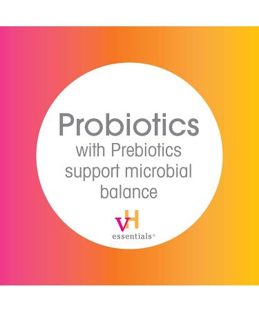 vH Essentials Probiotics with Prebiotics and Cranberry - 120 Capsules | Feminine Health Supplement - Buy Online on GoSupps.com