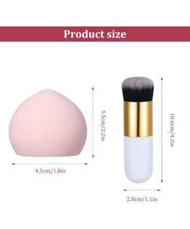 Smilcloud 4 Pcs Ultra Soft Makeup Sponges - Marshmallow Beauty Blender Set - Buy Online on GoSupps.com