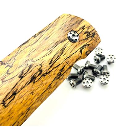 Faderr Six Cante 1911 Pistol Turbo Screws - 4 Stainless Steel Easy Install Handle Screws with T8 Torx Key (White) - Buy Online on GoSupps.com