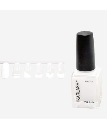 Karlash Nail Polish 0.5 oz - Pure White for White French Tips Nail Art - Buy Online on GoSupps.com