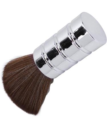 YAOGOHUA Barber Neck Duster Brush Soft Gentle Electroplating Process Professional Neck Cleaning Brush (silver) - Buy Online on GoSupps.com