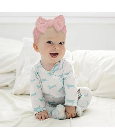 2-Piece Baby Headband Set | Newborn Toddler Hair Bands | Elastic Hair Jewelry & Photo Accessories - Buy Online on GoSupps.com