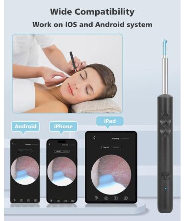 Ear Wax Removal Tool with 1920p Camera, Wireless Earwax Cleaner Otoscope Kit with 8 Pcs for iPhone & Android - Buy Online on GoSupps.com
